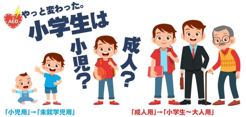 【緊急メッセージ】<br>子どもに使うAEDの電極パッドの<br>名称が変わったってホント！？