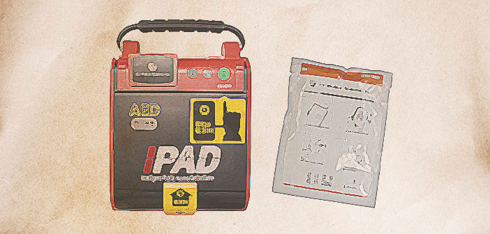 not-preconnect IPAD NF1200と電極パッドの写真