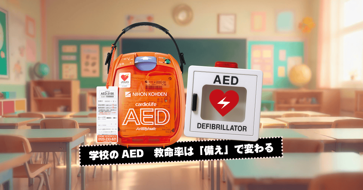 学校での突然死は防げる？子どもの命を守る「使えるAED」とは